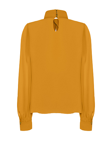 Terracota Silk Blouse, 2