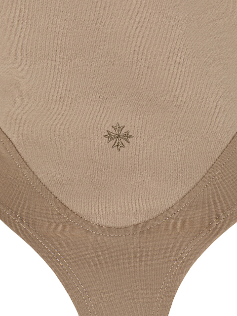 Beige footer hoodie, 5