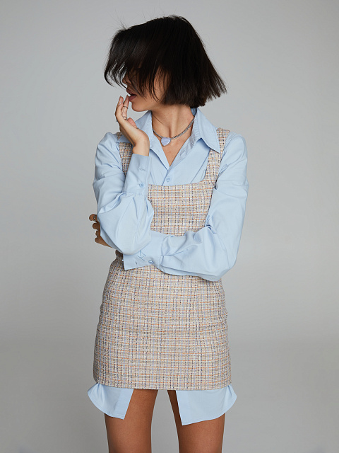 Light Blue Poplin Shirt Dress, 9 Light Blue Poplin Shirt Dress, 9