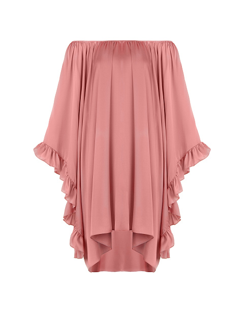 Coral Off-Shoulder Dress, 1 Coral Off-Shoulder Dress, 1