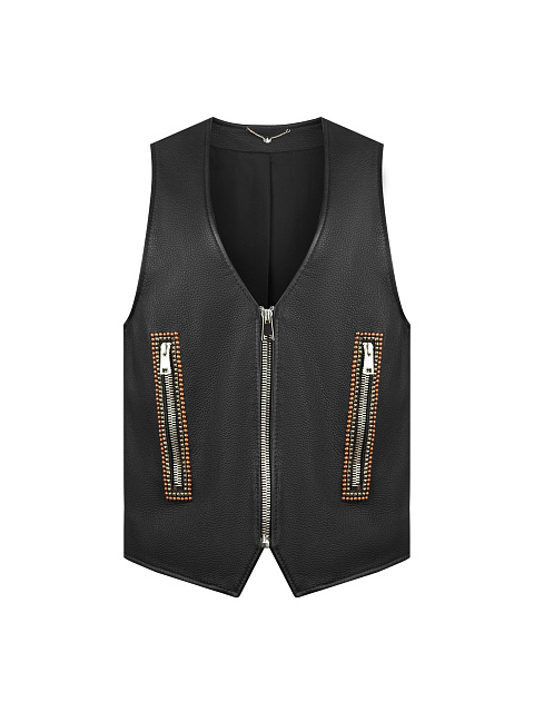 Black Leather Vest, 1