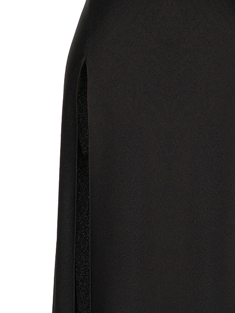 Black feather-trim maxi dress, 4 Black feather-trim maxi dress, 4