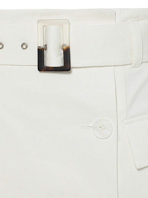 White Mini Skirt With Pockets, 3 White Mini Skirt With Pockets, 3