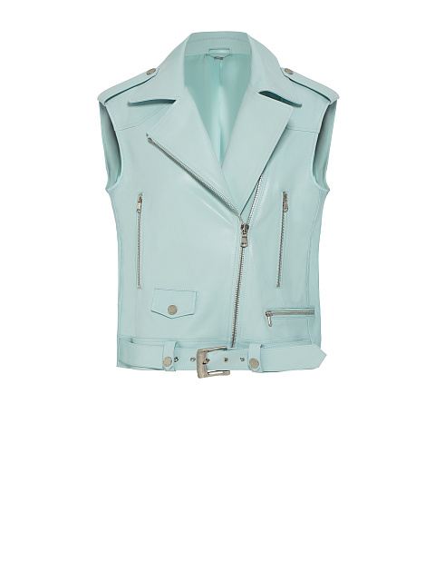 Blue Leather Vest, 1 Blue Leather Vest, 1