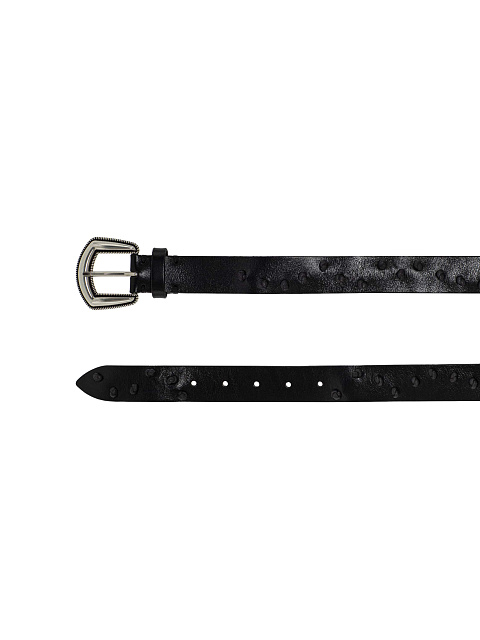 Black leather belt, 2 Black leather belt, 2