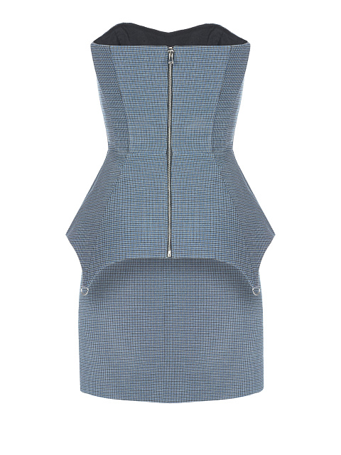 Light Grey Houndstooth Corset & Skirt, 2