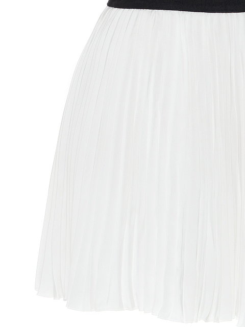 White Pleated Mini Skirt, 3 White Pleated Mini Skirt, 3