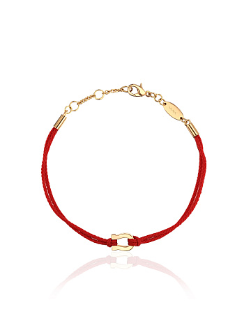 Yellow gold horseshoe bracelet, 1