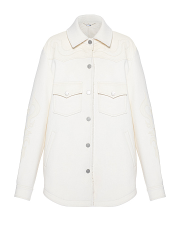 White Cashmere & Swakara Jacket, 1