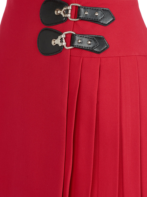 Red Pleated Mini Skirt, 7 Red Pleated Mini Skirt, 7