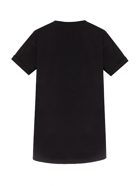 Black Embroidery "YD" & Lily Of The Valley T-shirt, 2 Black Embroidery "YD" & Lily Of The Valley T-shirt, 2