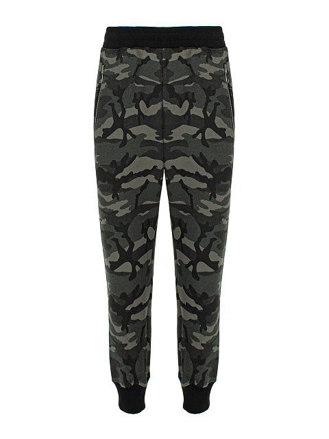 Black Camouflage Jersey Suit, 3 Black Camouflage Jersey Suit, 3