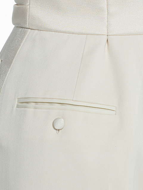 Ivory palazzo trousers, 5