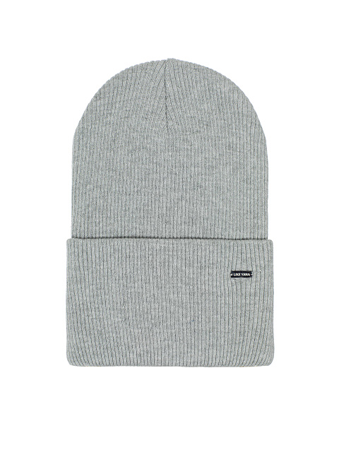 Grey Ribbed Beanie Hat, 1 Grey Ribbed Beanie Hat, 1