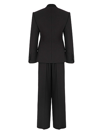 Black two-piece suit, 2