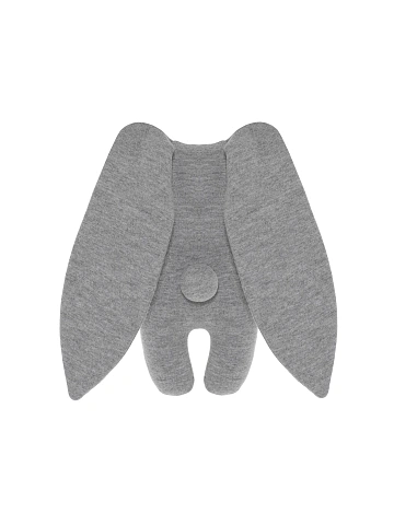 Grey & Neon Green Embroidery "Bunny" Toy, 2