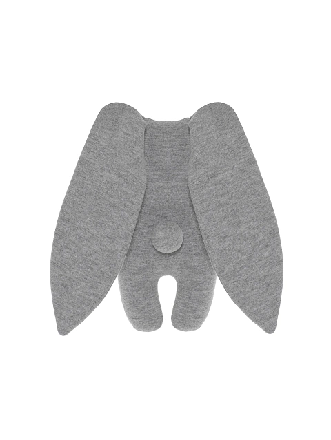 Grey & Neon Green Embroidery "Bunny" Toy, 2