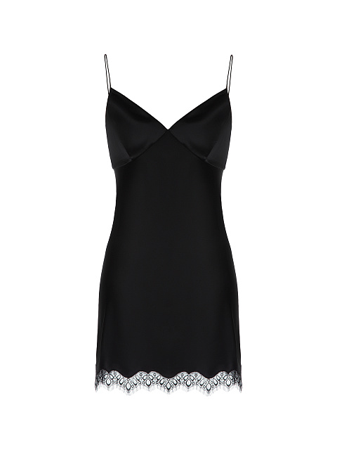 Black Fringed Lace Cotton Wrap Mini Dress, 3 Black Fringed Lace Cotton Wrap Mini Dress, 3