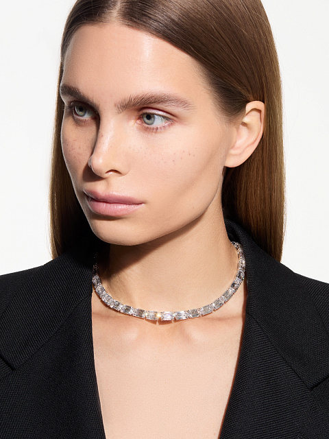 Necklace with LG cushion-cut diamonds, 3