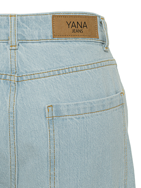 Light Blue Wide Leg Cargo Jeans, 6 Light Blue Wide Leg Cargo Jeans, 6