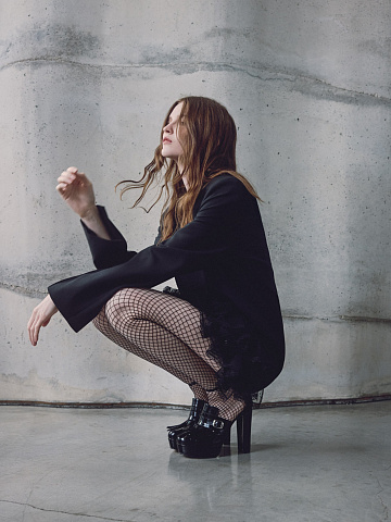 Black lace mini dress, 2