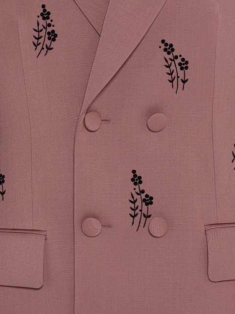 Embroidered blazer, 4