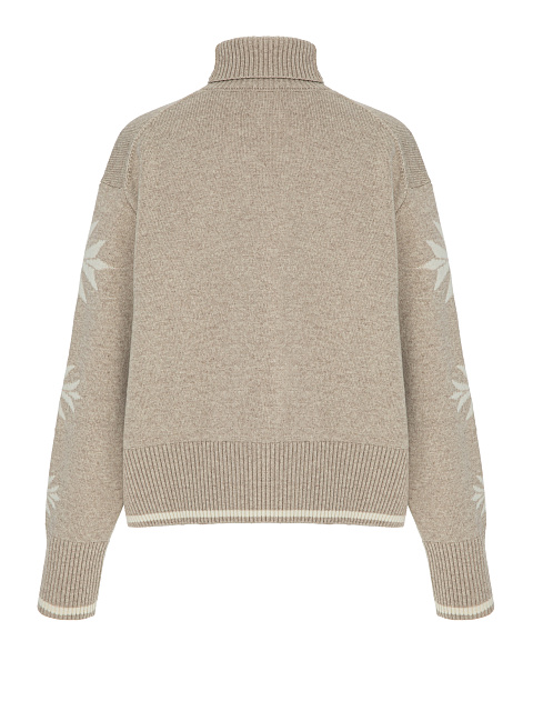 Beige wool sweater , 2