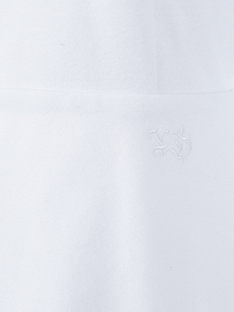 White Cotton Peplum Sweatshirt, 3 White Cotton Peplum Sweatshirt, 3