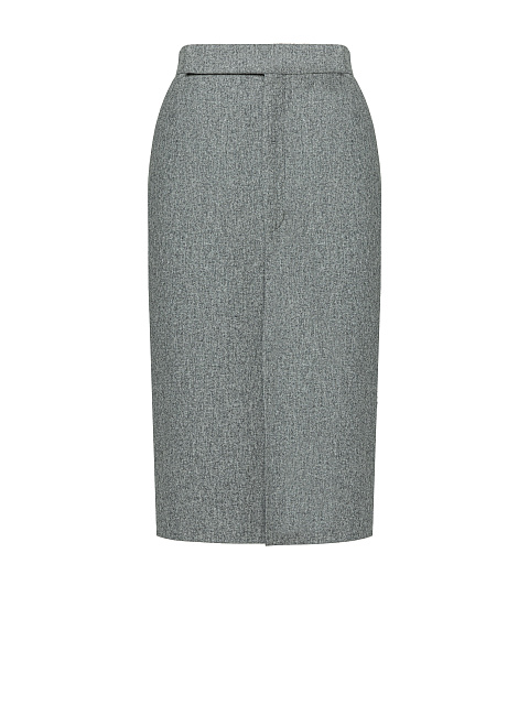 Grey two-piece suit, 3