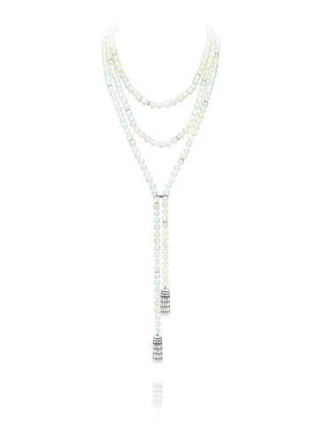 White Gold & Diamond & Opal Belt-Necklace, 1