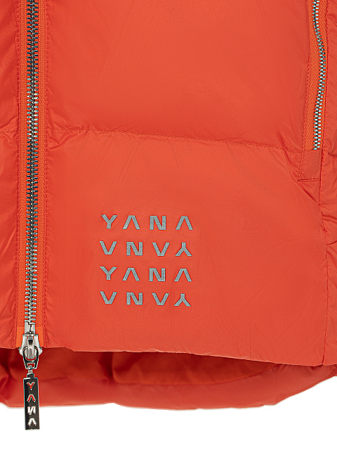 Red Unisex Hooded Puffer Jacket, 3