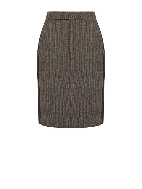 Striped mini skirt with side stripes, 1