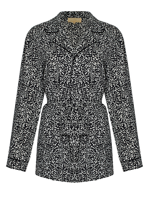 Black pajamas with leopard print, 3 Black pajamas with leopard print, 3
