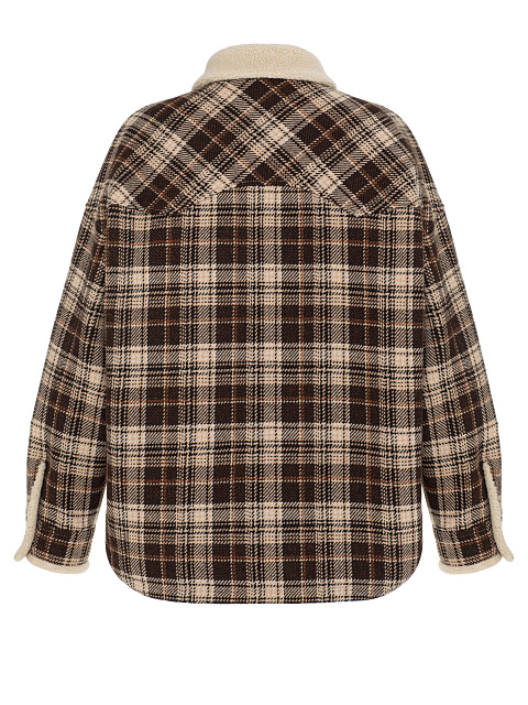 Brown Jacket With Beige Check, 2