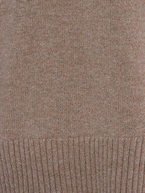 Dark Beige Royal Cashmere Turtleneck Sweater, 4