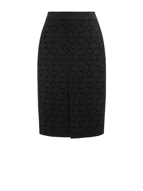 Black jacquard skirt, 1