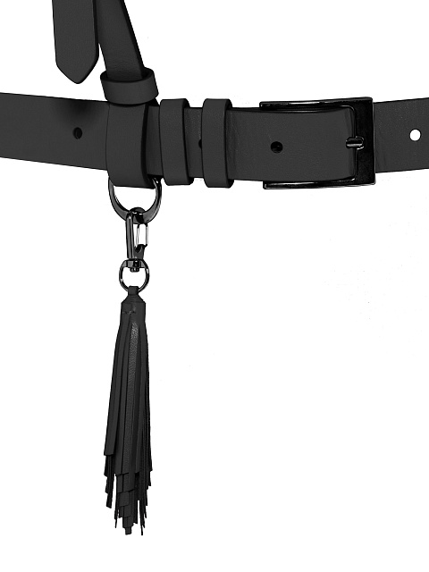 Dark grey leather sword belt, 3 Dark grey leather sword belt, 3