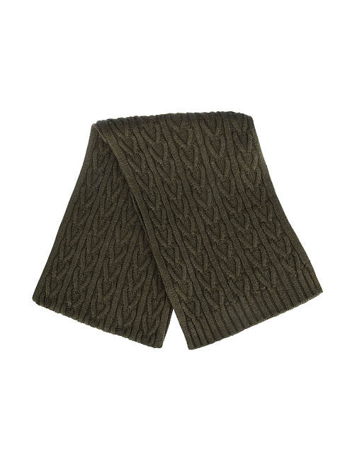 Khaki Wool Scarf, 2