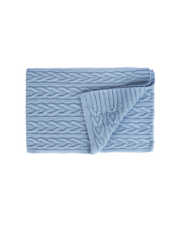 Light Blue Wool Scarf, 1