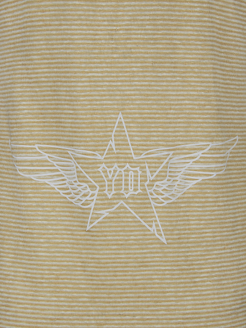 Beige Striped Linen Maxi Dress, 3