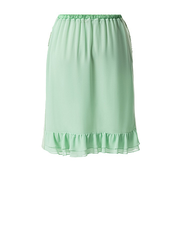 Green midi skirt, 2