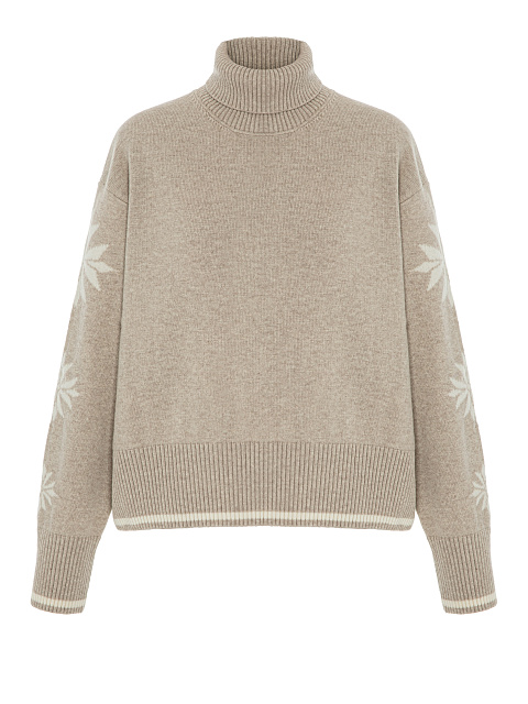 Beige wool sweater , 1
