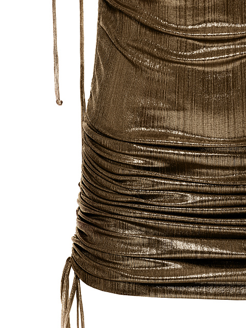 Metallic Brown Jersey Transformer Dress, 3 Metallic Brown Jersey Transformer Dress, 3