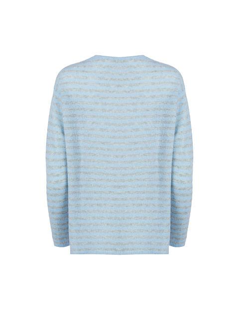 Light blue striped cashmere pullover, 2 Light blue striped cashmere pullover, 2