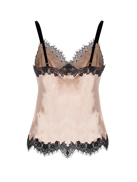 Beige Velvet & Black Lace Top, 2 Beige Velvet & Black Lace Top, 2