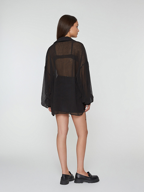 Black Chiffon Shirt, 6 Black Chiffon Shirt, 6