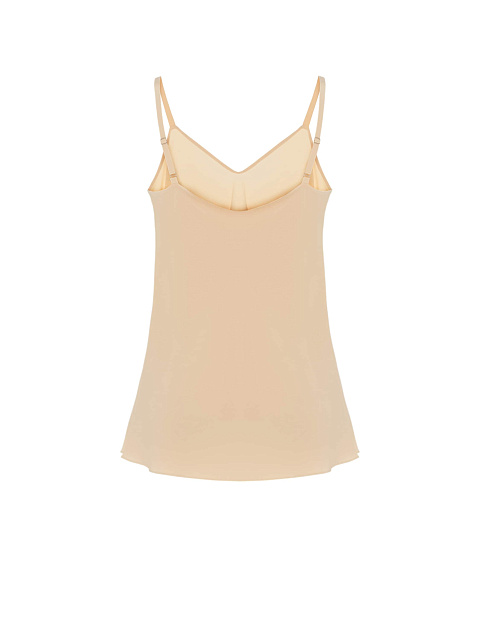 Light beige silk top, 2