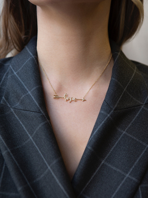 Yellow Gold & Diamonds "Hope" Necklace, 2