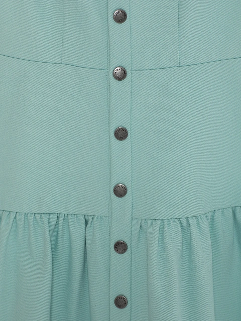 Light turquoise denim midi dress, 3 Light turquoise denim midi dress, 3