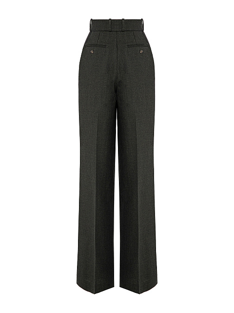 Green palazzo trousers, 3